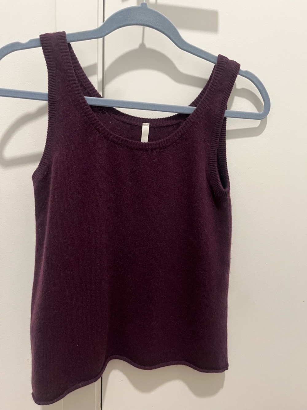 MJ Watson Purple Knit Tank Size Med
